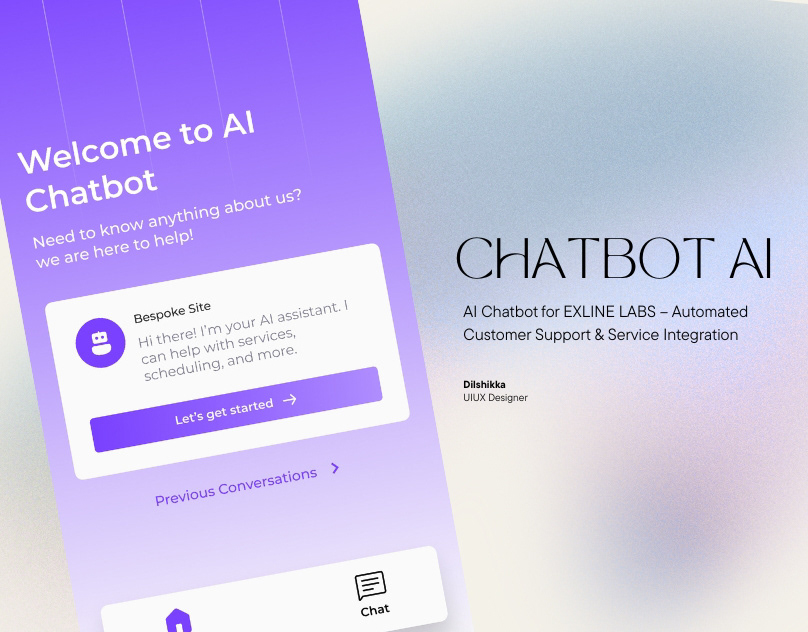 AI Chatbot for Exline Labs — AI Product Design