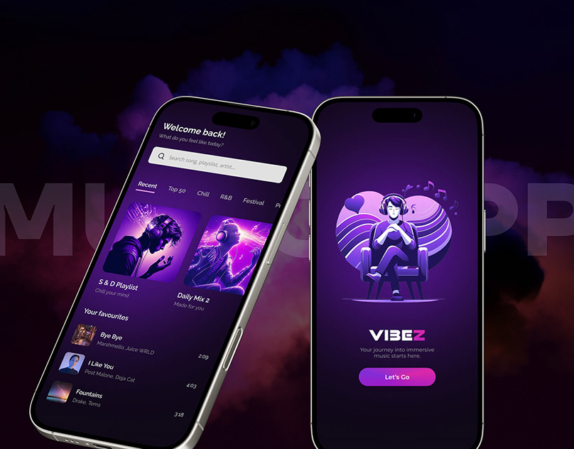 Vibez Music App — Mobile App